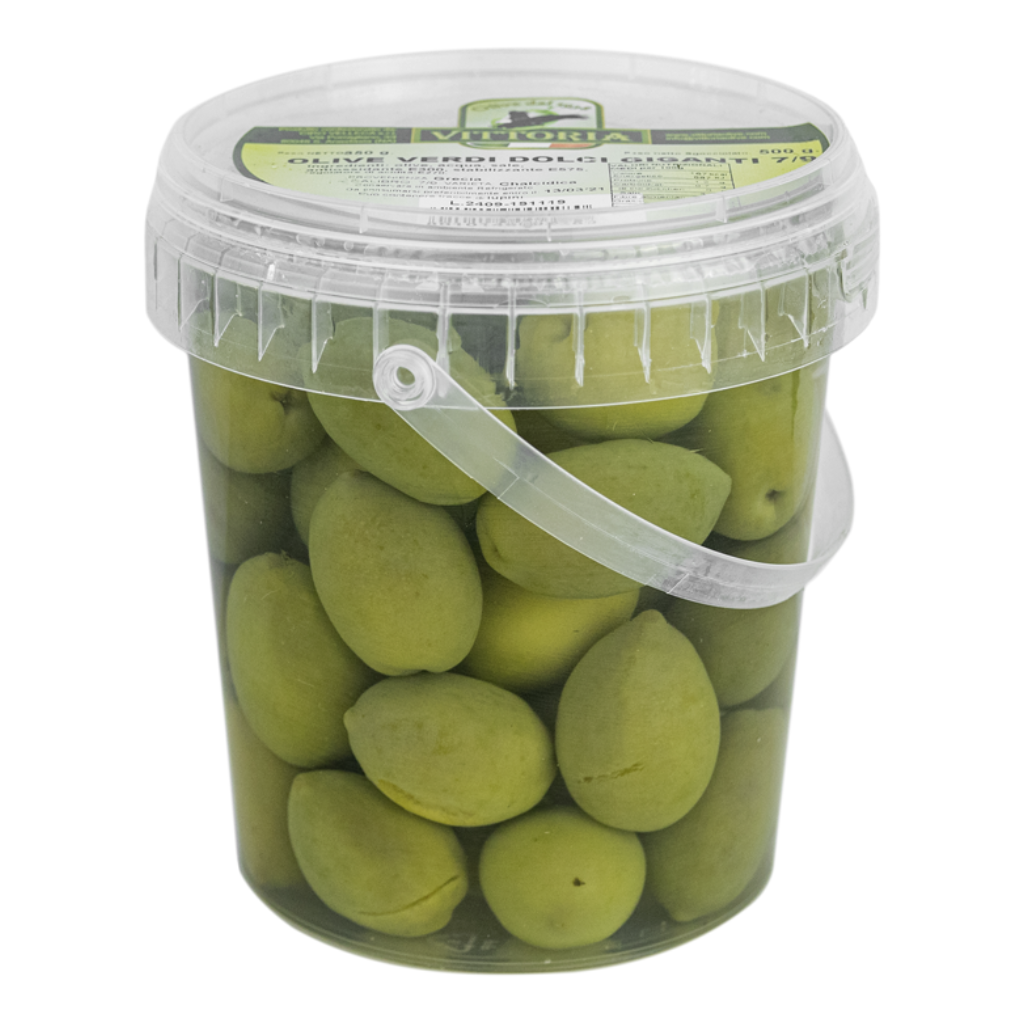 Seau olives vertes 500 g (U)