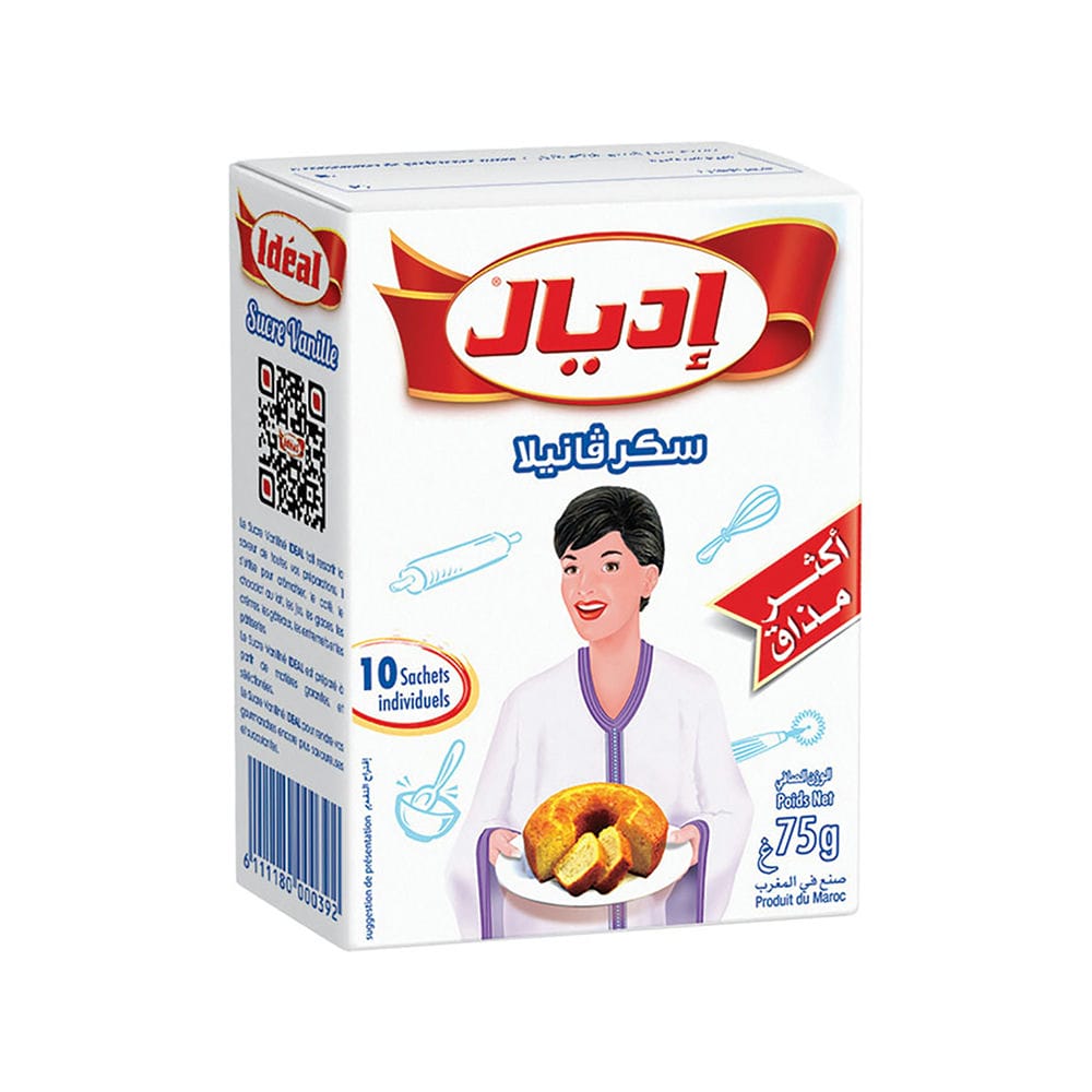 Vanilla sugar, pack of 10 U (U)